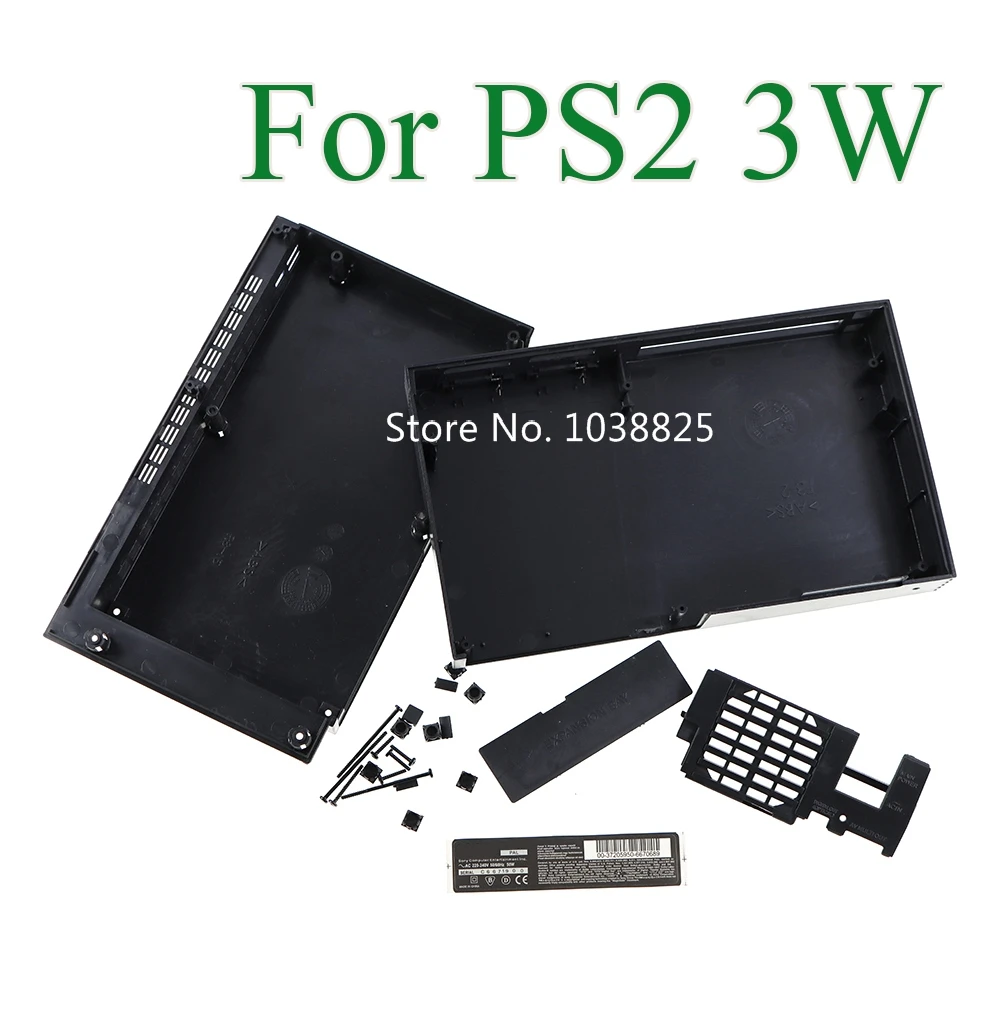 

For PS2 3W 30000 Console Full Housing shell Case for PS2 Console Shell with sticker for PS2 3000x 3W console