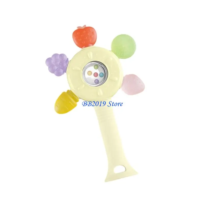 Q0KB Säugling Sooth Toy Hörer toether Spielzeug weicher Grip für frühen Feinmotor
