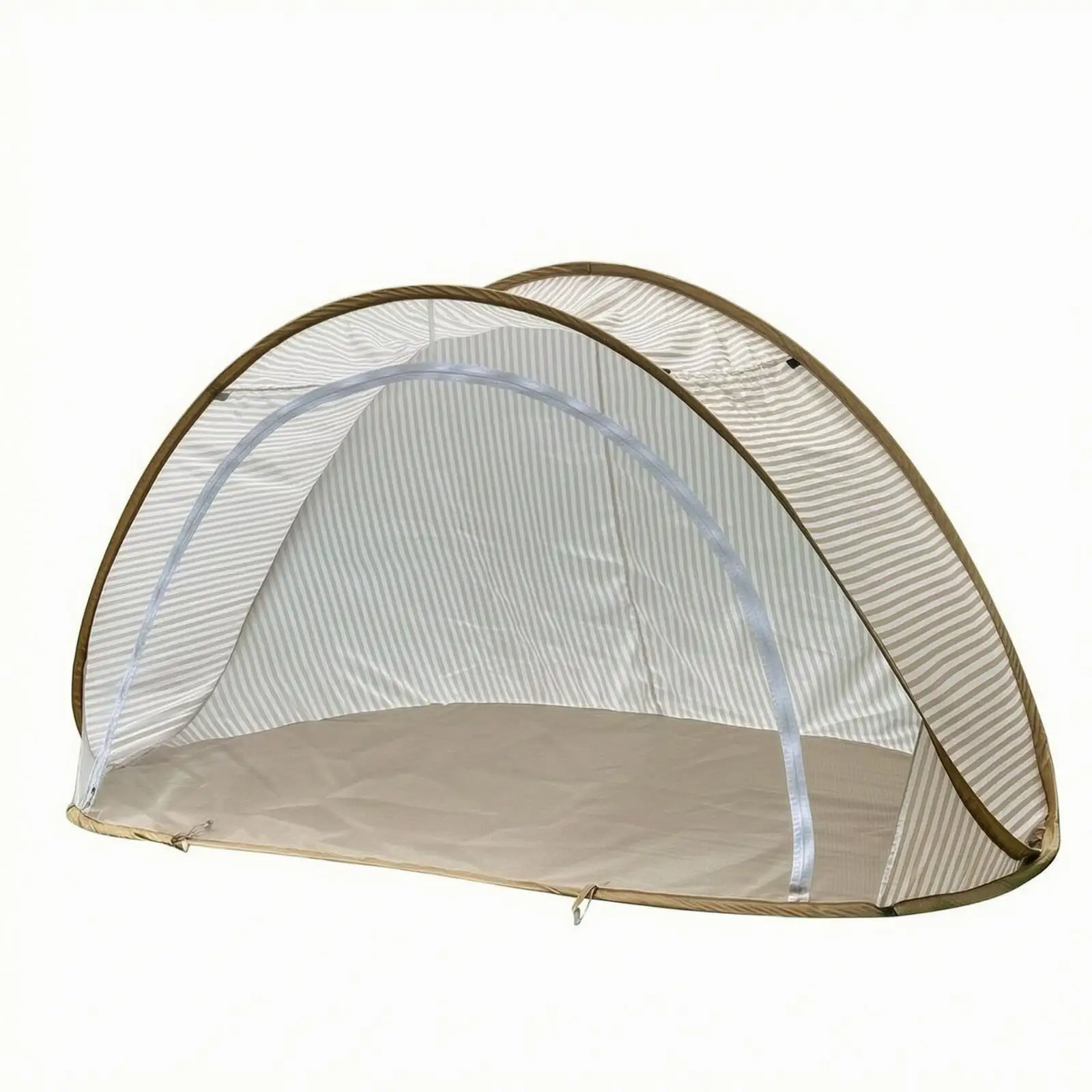 Instant-Open Camping Tent with Mesh Panels Ventilated Foldable Camping Tent with Fiberglass Poles Instant-Open Shelter No-Setup