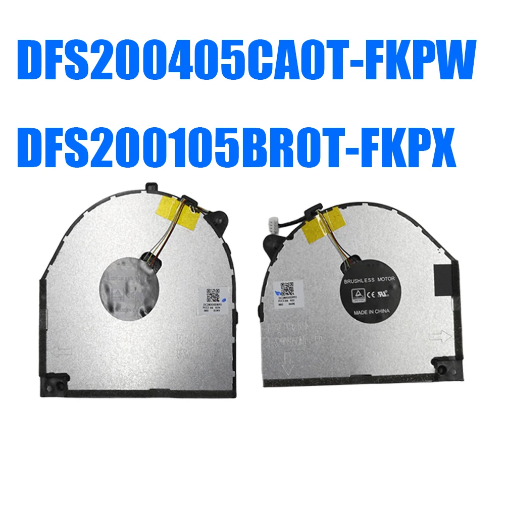 DFS200405CA0T-FKPW DFS200105BR0T-FKPX DC5V Laptop CPU+GPU Fan