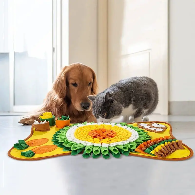 New Pet Smell Mat Foraging Smell Training Blanket Entertainment Interactive Dog Slow Food Mat Training Educational Pet Toys