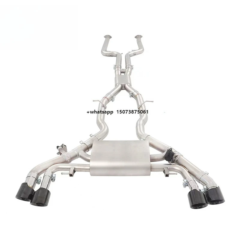 

High Performance 304 Stainless Steel Catback Valved Muffler Exhaust System for 2020 X3M Competition