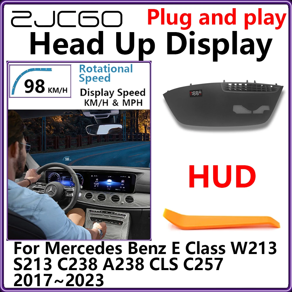 HUD Head Up Display Car Projector Plug and Play Display Rotational Speed for Mercedes Benz E Class W213 S213 C238 A238 CLS C257