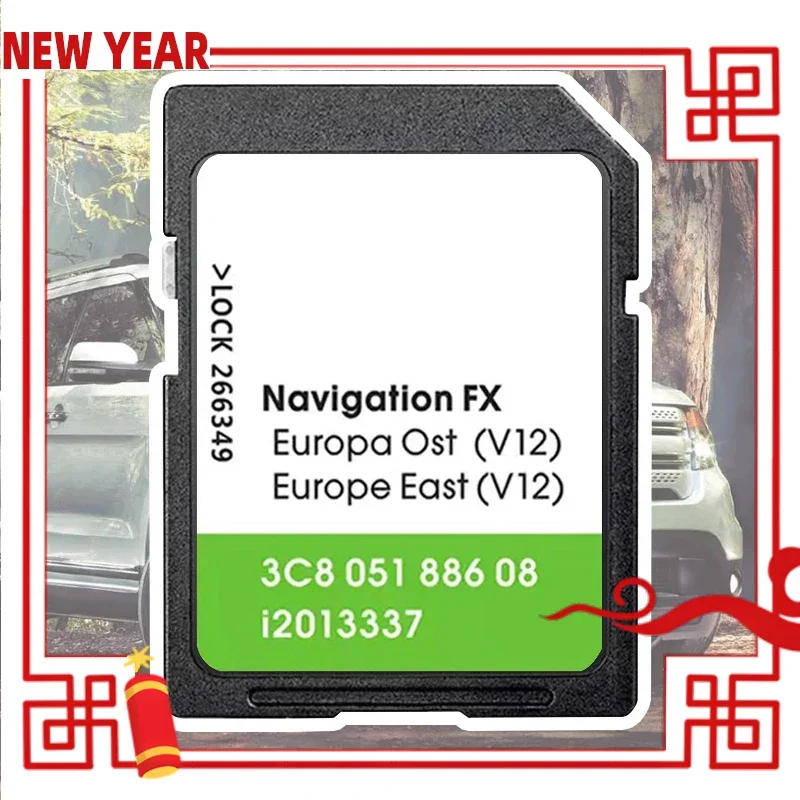 

for VW East Europe MapTransporter Sat Nav Navigation Card Verssion 3C8 051 886 08 FX V12 OST