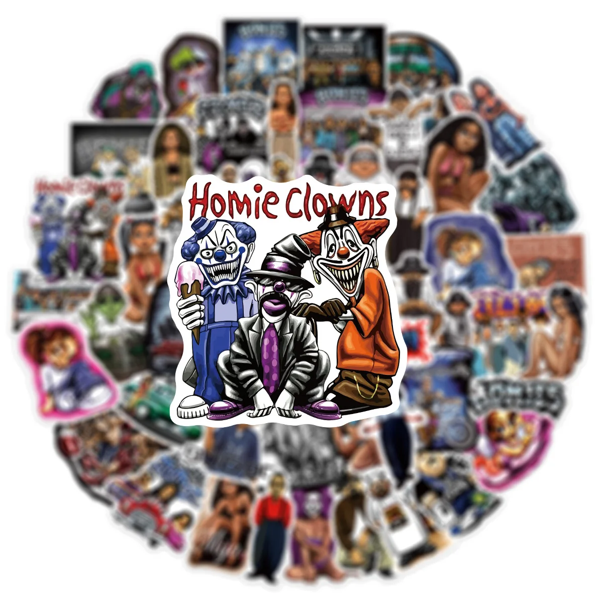 สติกเกอร์การ์ตูนลายแร็ป 100 ชิ้น สำหรับตกแต่งโทรศัพท์ แล็ปท็อป กระเป๋าเดินทาง สเก็ตบอร์ด ของขวัญสุดสนุก