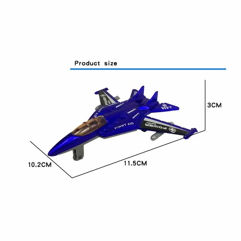 Mini Puzzle Avião de Combate Brinquedos para Crianças, Aviação Criativa, Modelo Militar, Plástico, Presentes para Meninos, Simulação, 5 Unidades