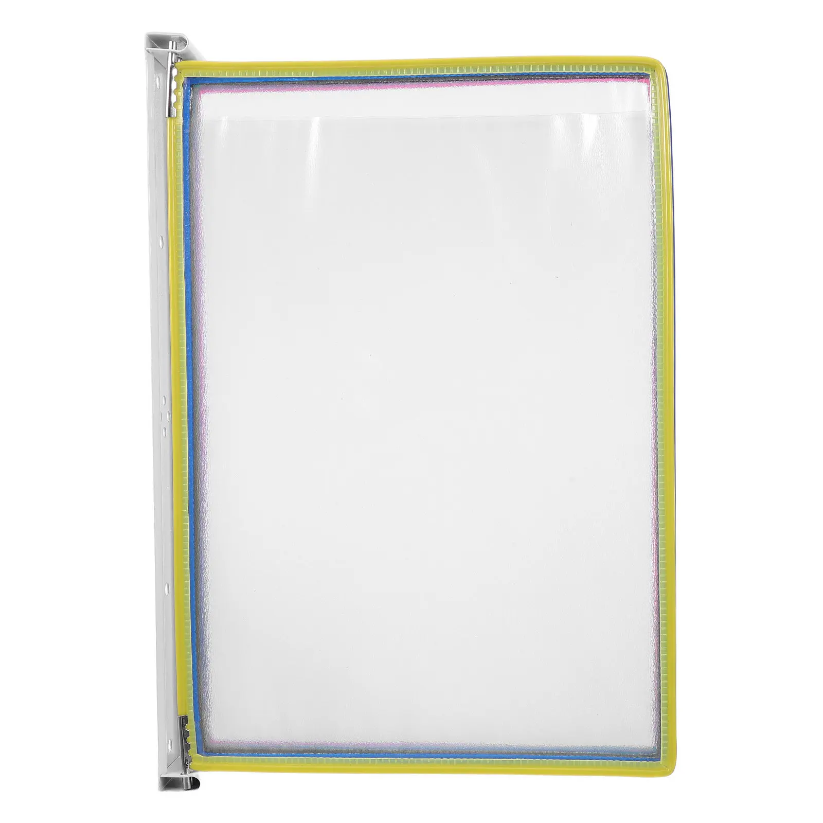 10Sheet Wall Mounted Reference Organizer Double Sided Flip File Holder Office Document Display Rack File Wall Holder