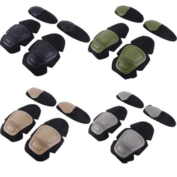 Outdoor Military Tactical g2 g3 Frog Suit Knee Pads & Elbow Support Paintball Airsoft Kneepad Interpolated Knee Protector Set