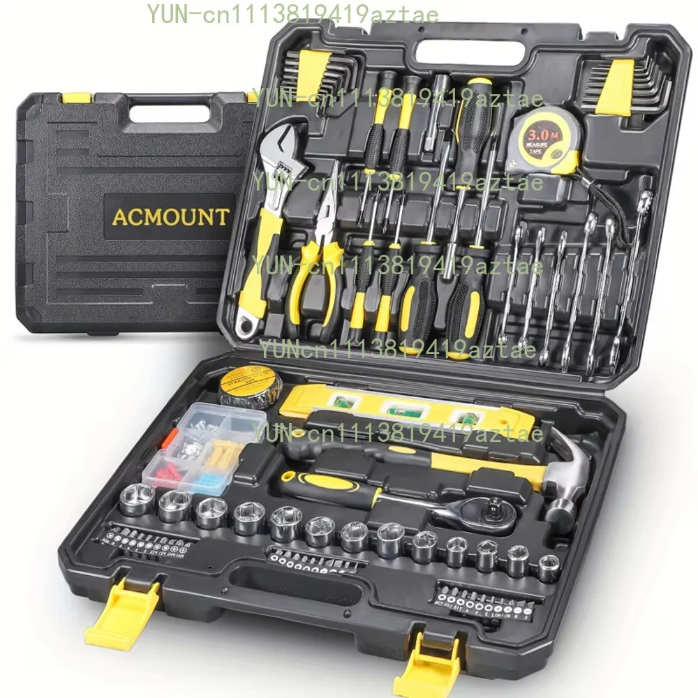 108 Pcs/set Acmount Tool Kit  Home Tool Kit DIY Household Tool Sets for Home Repair and Maintenance