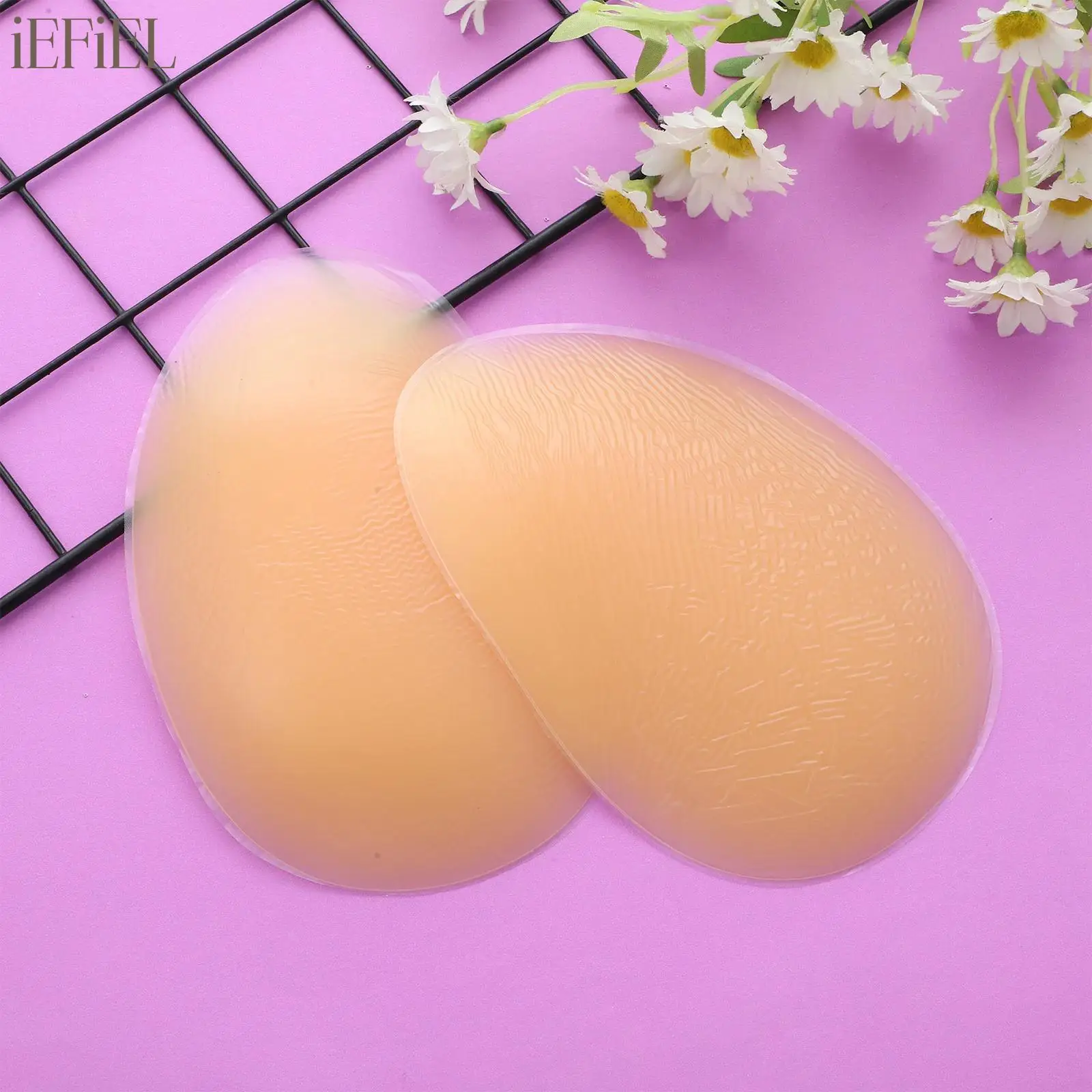 

2 Pcs Adult Women Men Silicone Buttocks Pad Enhancer Comfortable Inserts Silicone Butt Hip Pads Lift Up Shapewear Fake Butt Pad