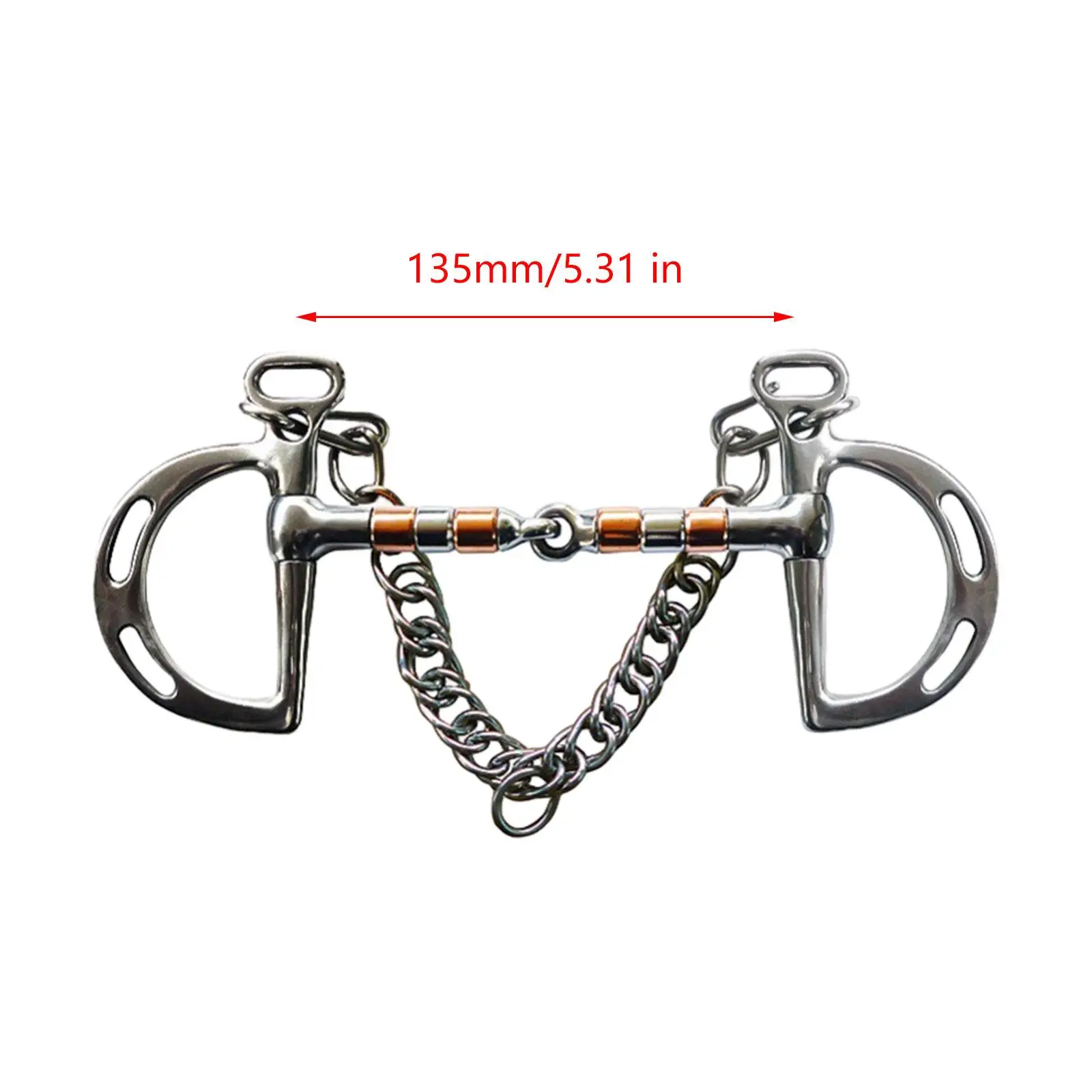 Horse Bit Mouth Horse Gag Bit for Horses Mules Outdoor Sports Training