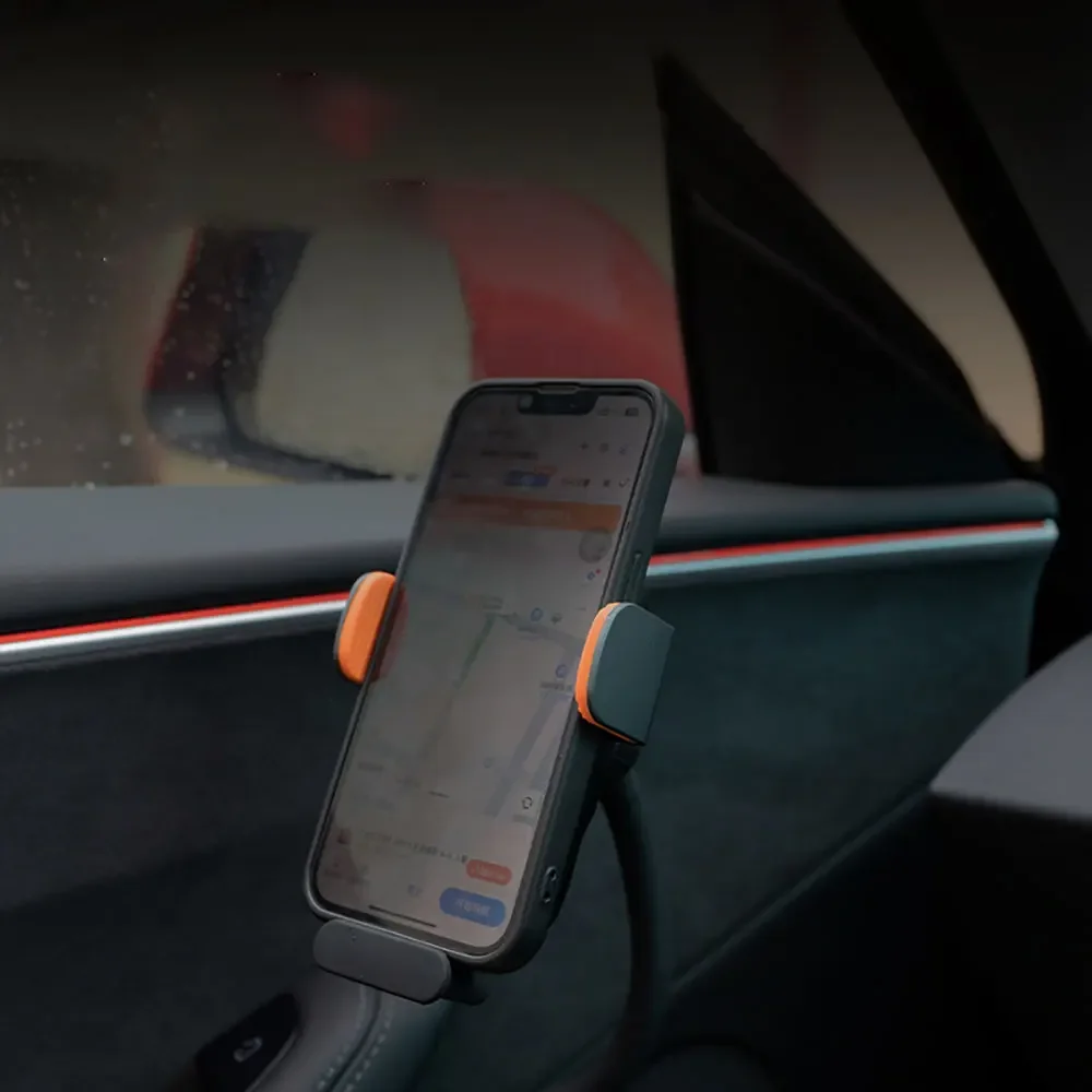 

Bracket Car Door Mobile Phone Holder for Tesla New Model 3 Highland 2024-2025 Electric Telescopic