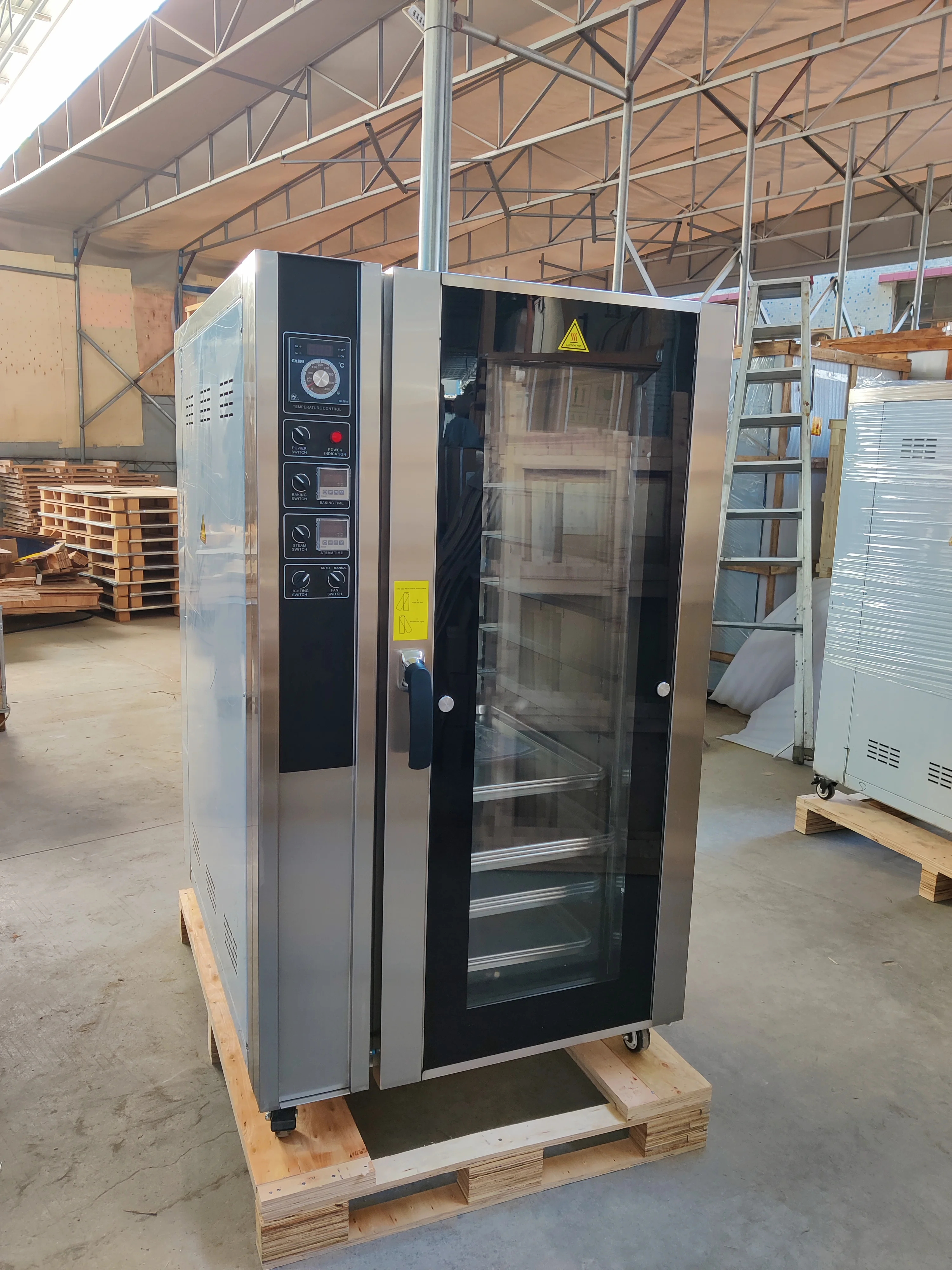 Oven Roti Prancis Baru dengan Sistem Semprotan Uap Khusus dan Siklus Udara Panas untuk Pabrik Roti