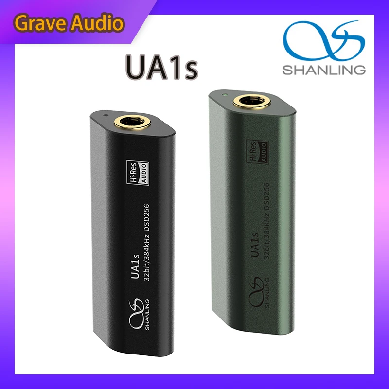 

Shanling UA1s Decoder Headphone Amplifier USB DAC Portable Type-C to 3.5mm AMP