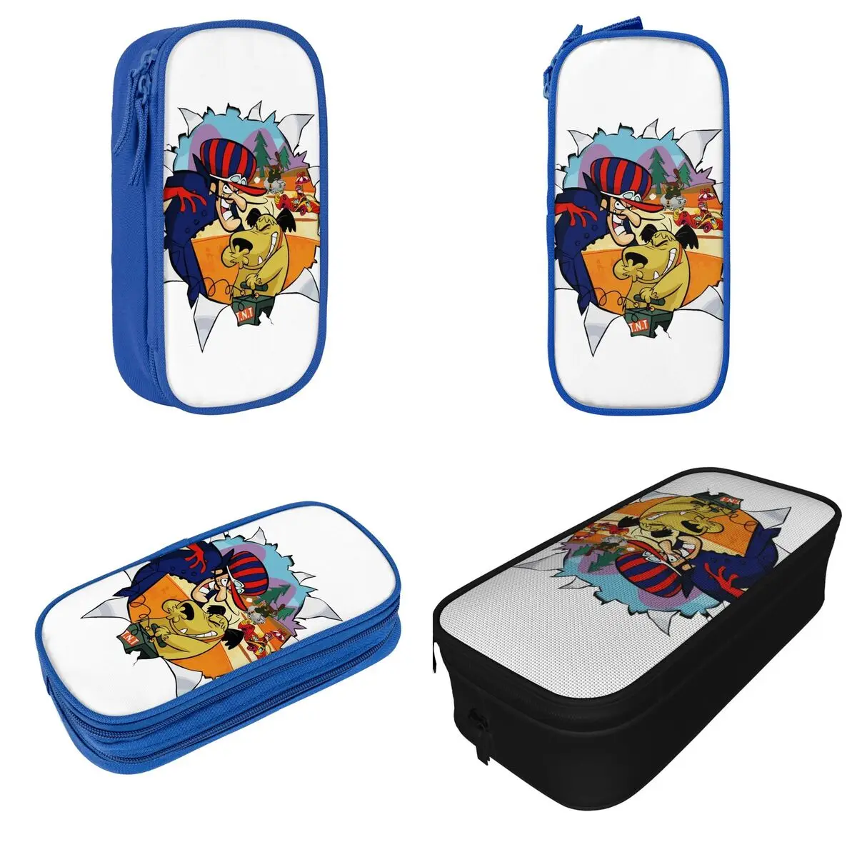 Fun Nodoyuna & Patan Wacky Races Pencil Case Pencil Box Pen for Student Big Capacity Bags Office Gift Stationery