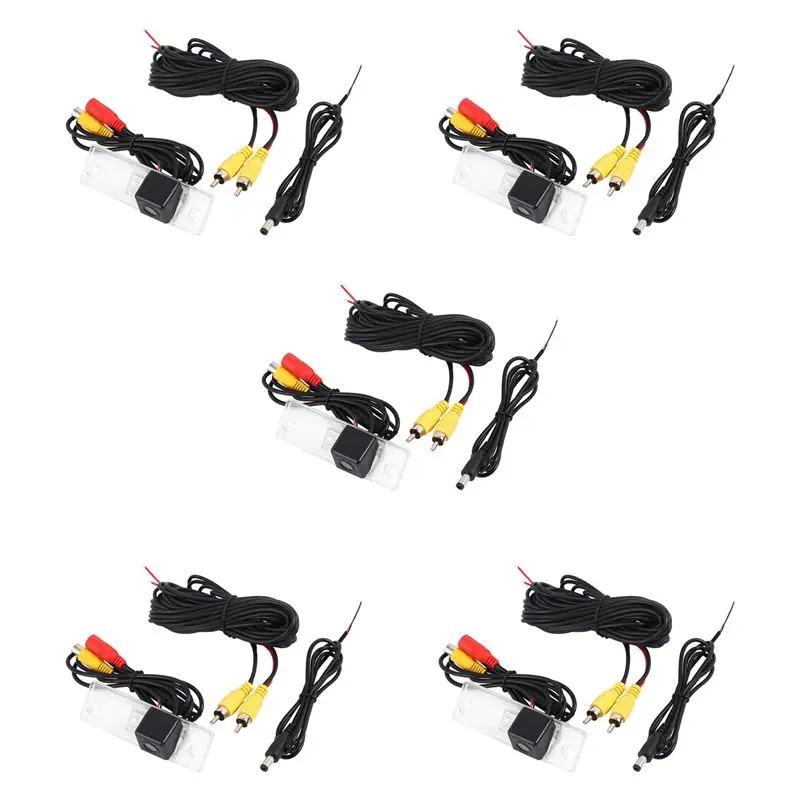 5X New Rear View Camera Reverse Camera Back Up Parking Camera For Toyota Fortuner 4Runner Innova SW4 Prado Land Cruiser-N30R