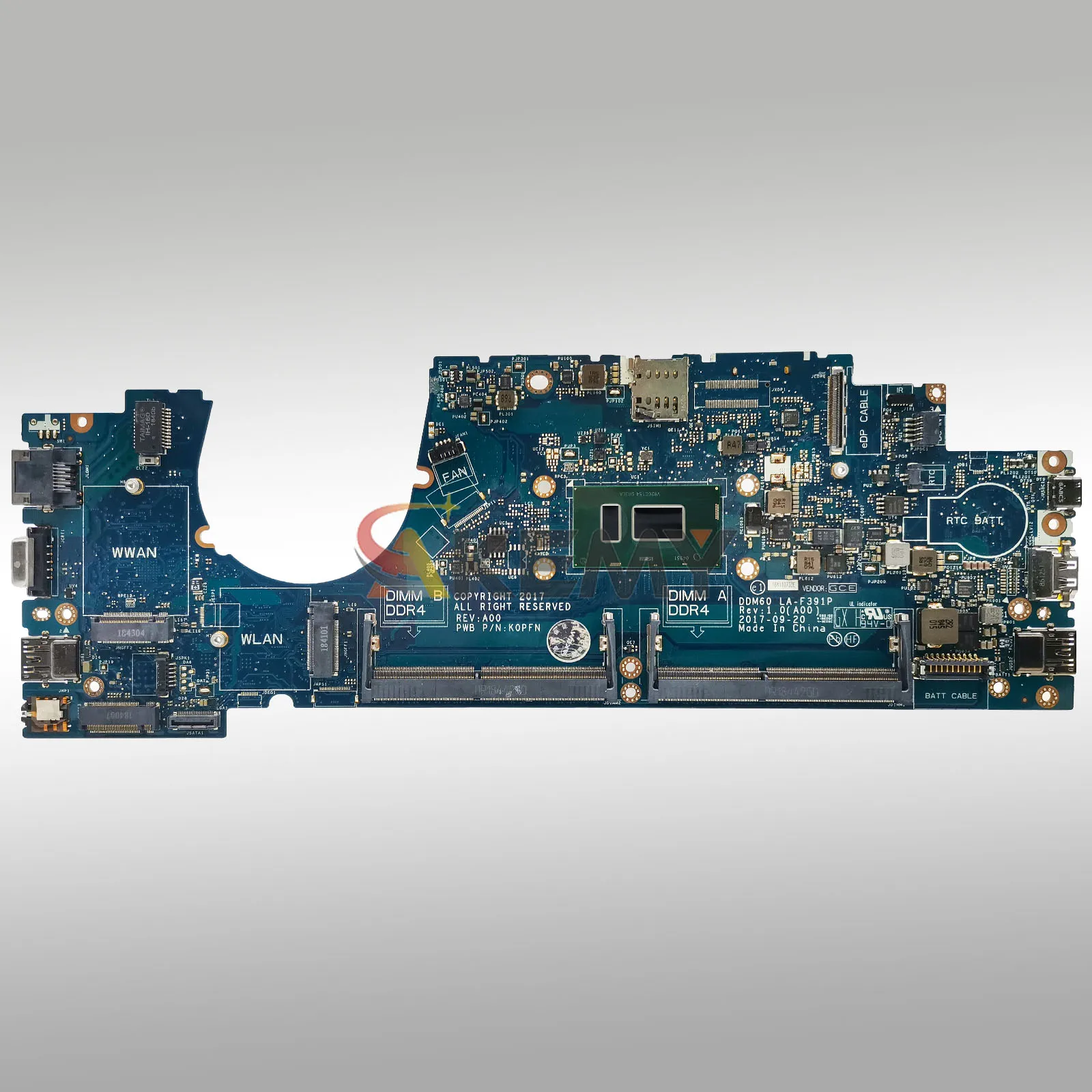 Dell Latitude 7530 5290 i3 i5 i7 第7/8世代 LA-F391P ノートブック マザーボード CN-02723N 0WHPNW 0GRNH7 01KWXC 0TKGT3 テスト済み OK