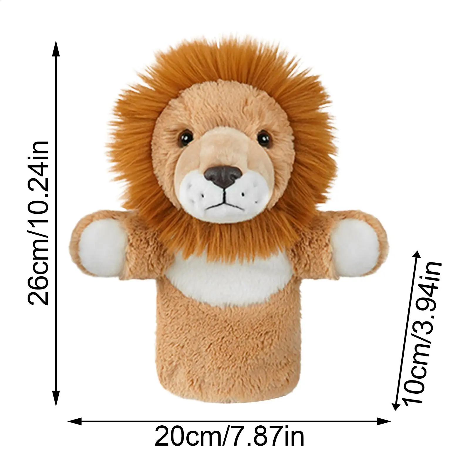 Fantoches de mão de animais para crianças, leão de pelúcia, girafa, adereços de palco, performance de palco, fantoches de mão para meninos, meninas, pais, professores