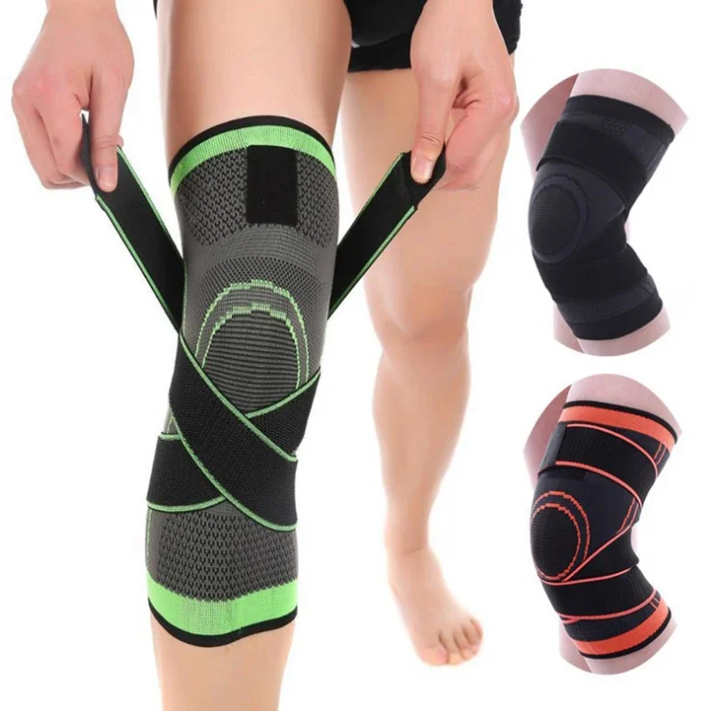 1Pcs Unisex Sports Knee Pads Running Fitness Elastic Bandage Knee Pads Compression Joint Relief Arthritis Basketball Volleyball