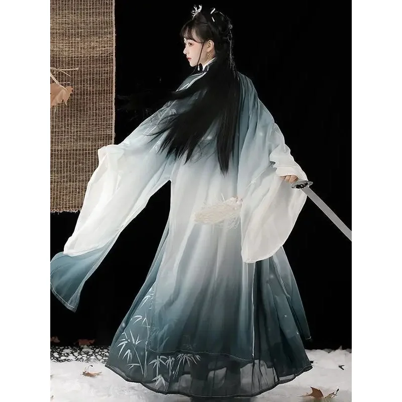 Wei jin dinastia hanfu estilo chinês cosplay traje unissex coleiras cruzadas elegante terno tradicional