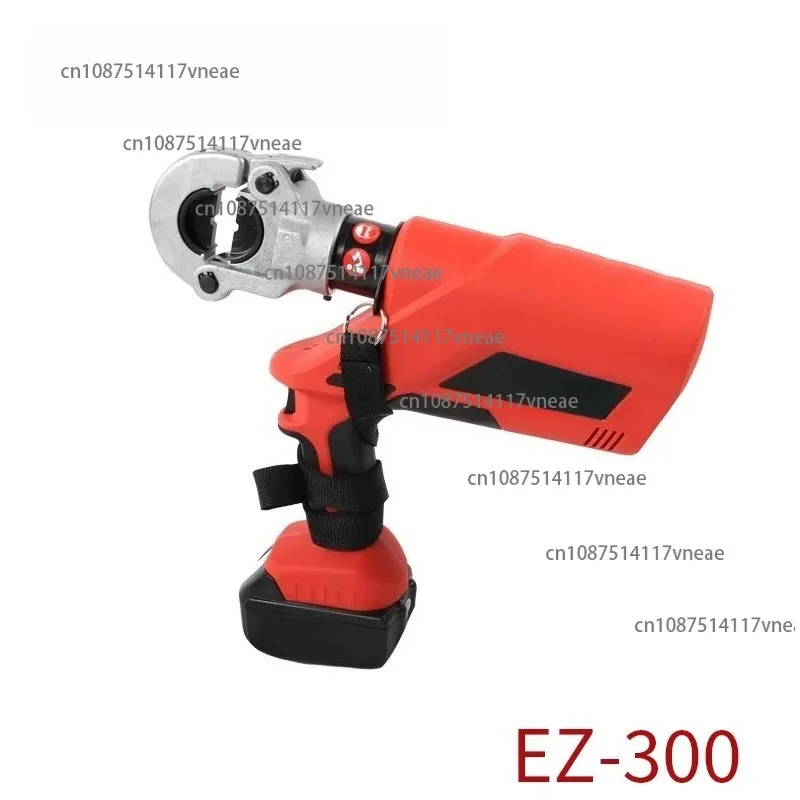 EZ-300 Cordless Hydraulic Cable Crimper for Terminal Cable Lug Rechargeable Hydraulic Crimping Tool 10-300mm2