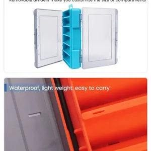 Burle Fishing Accessoires Box Größe U Holz Garnelenbox Vib Storage Box 8 Hauptverkäufe CAIXA für Fischereidraht - №4