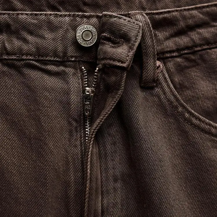 بنطلون جينز نسائي جديد للخريف والشتاء بخصر مرتفع وتصميم فضفاض عصري متعدد الاستخدامات للتنقل اليومي مناسب للفئة العمرية 8-24 ... #5