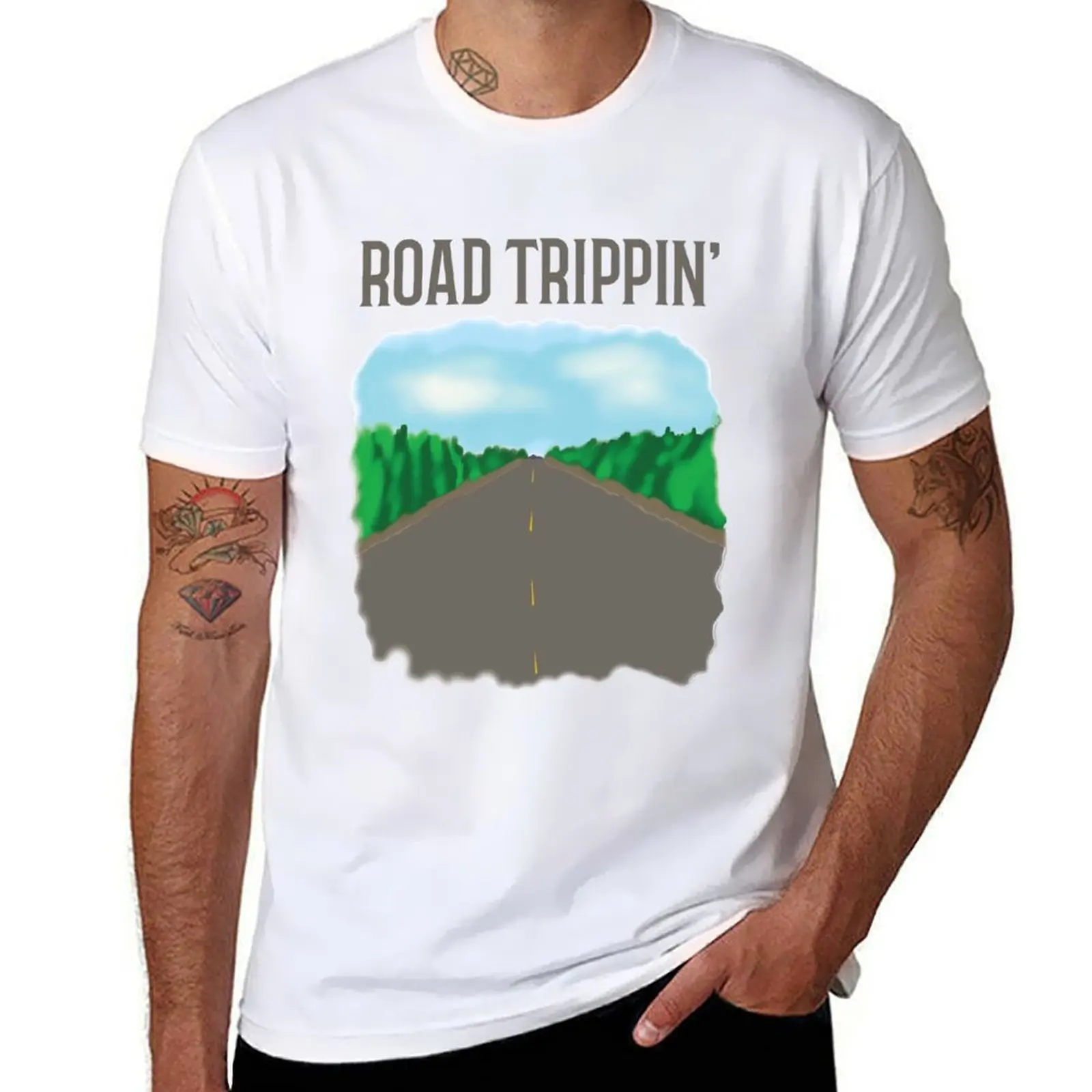 

Road Trippin' T-Shirt t shirt personalised cotton t shirt man t shirt man plain T-shirt