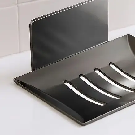 

Поднос для мыла из углеродистой стали для ванной комнаты, душа, подставка для мыла, настенный дренажный лоток для мыла, коробка