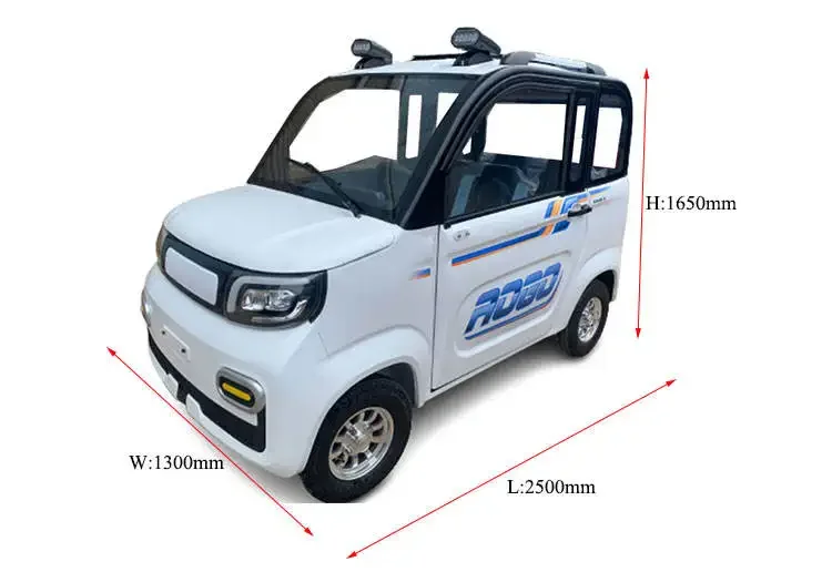 Factory direct sales closed small new energy mini car 2/4-door 4-wheel adult electric China\'s cheapest mini small car