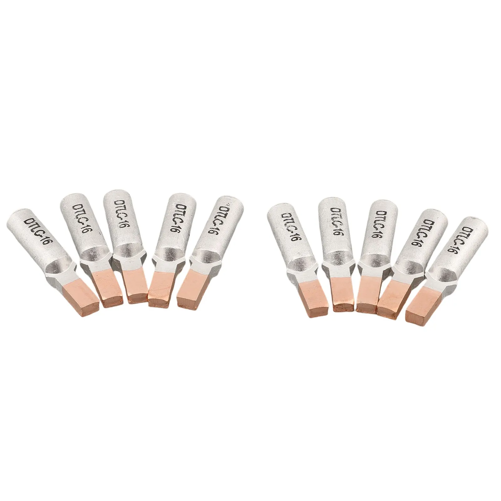 DTLC Wiring Connectors 10pcs Wire Terminal Cable Lugs for Circuit Breakers Sturdy Copper Aluminum for Various Applications
