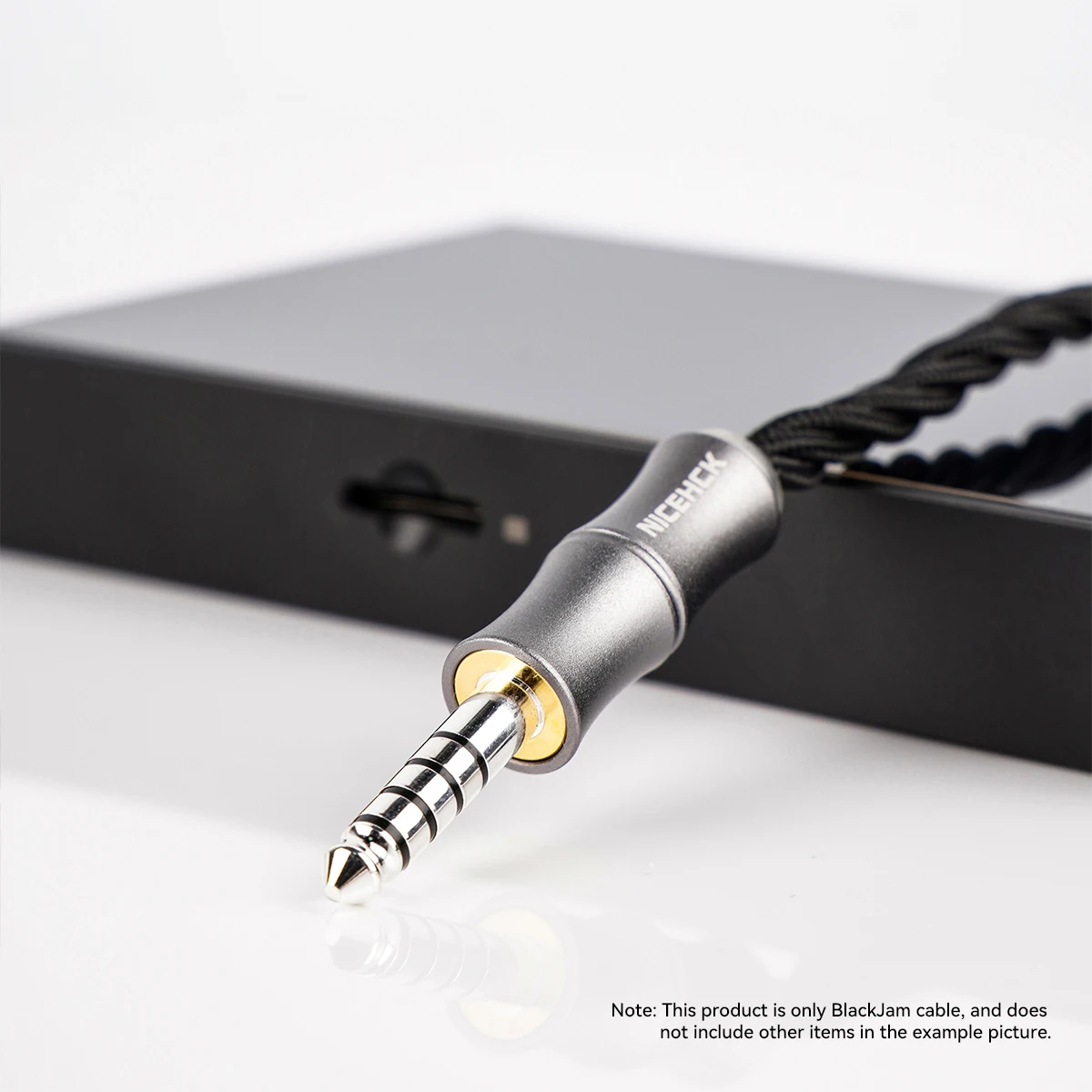 NICEHCK BlackJam HiFi Wire 7N High Conductivity OFC+Induction Annealing Copper 0.78mm 2Pin Earphone Replace Cable for 4U Davinci