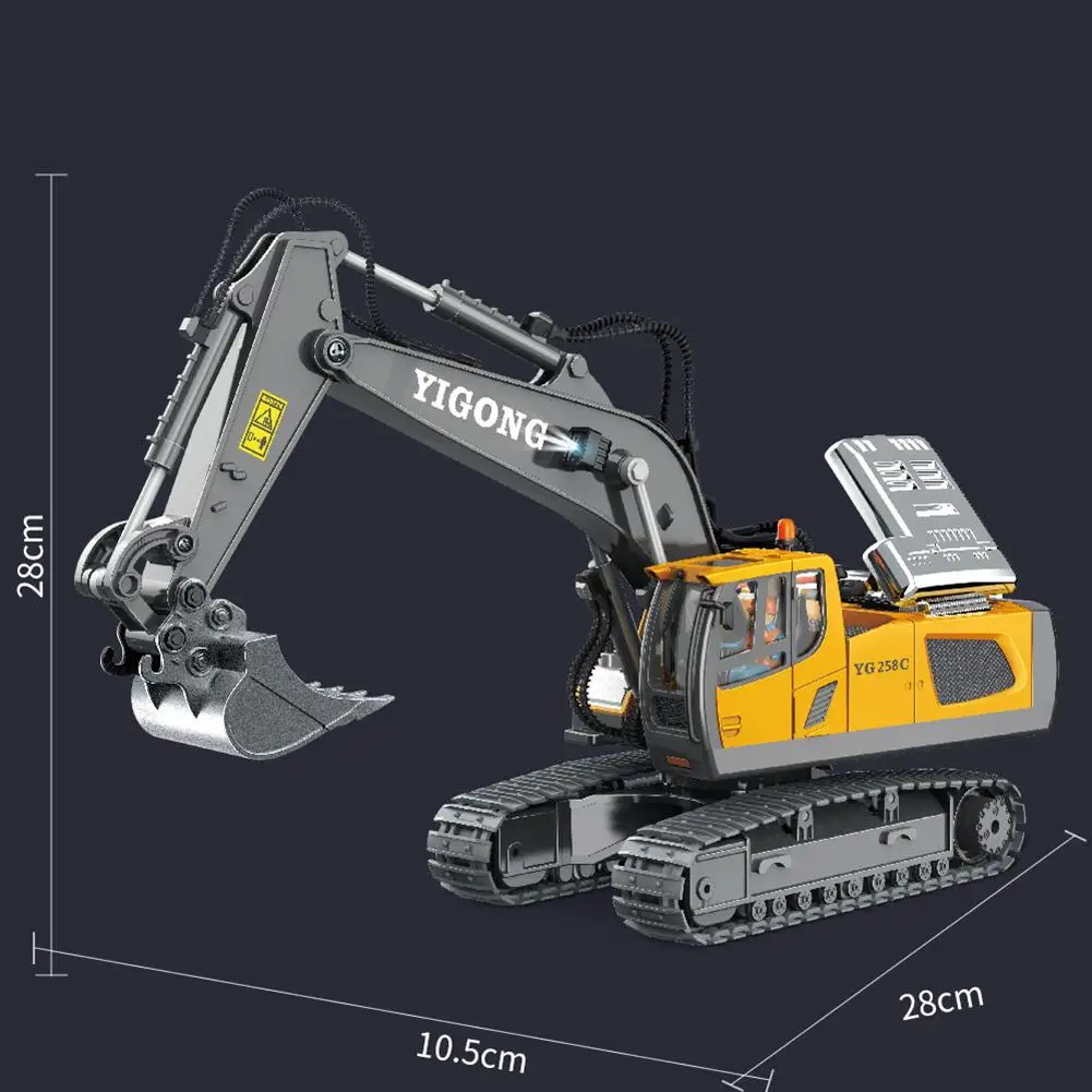 Remote Control Engineering Car Excavator Bulldozer Dump Truck Toy Rc Car For Children Birthday Gifts