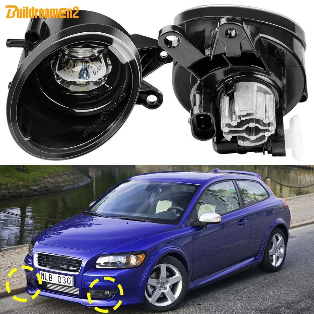 

1 Pair 30W Adjustable Car LED Lens Fog Light Assembly + Canbus Decoder H11 For Volvo C30 3-Door Hatchback 2006 2007 2008 2009