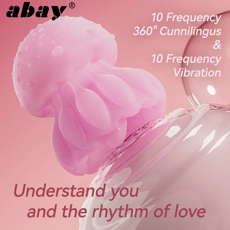 اللسان لعق الهزاز 10 طرق هزاز LED قوس قزح قنديل البحر هزاز محفز الكبار الجنس لعب 18 #1