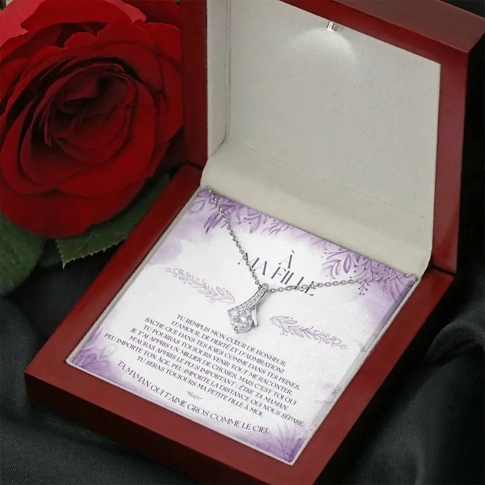 To My Daughter Birthday Christmas Gift Women Girls New Alluring Beauty Necklace 2026 Fashion Jewelry Dropshipping