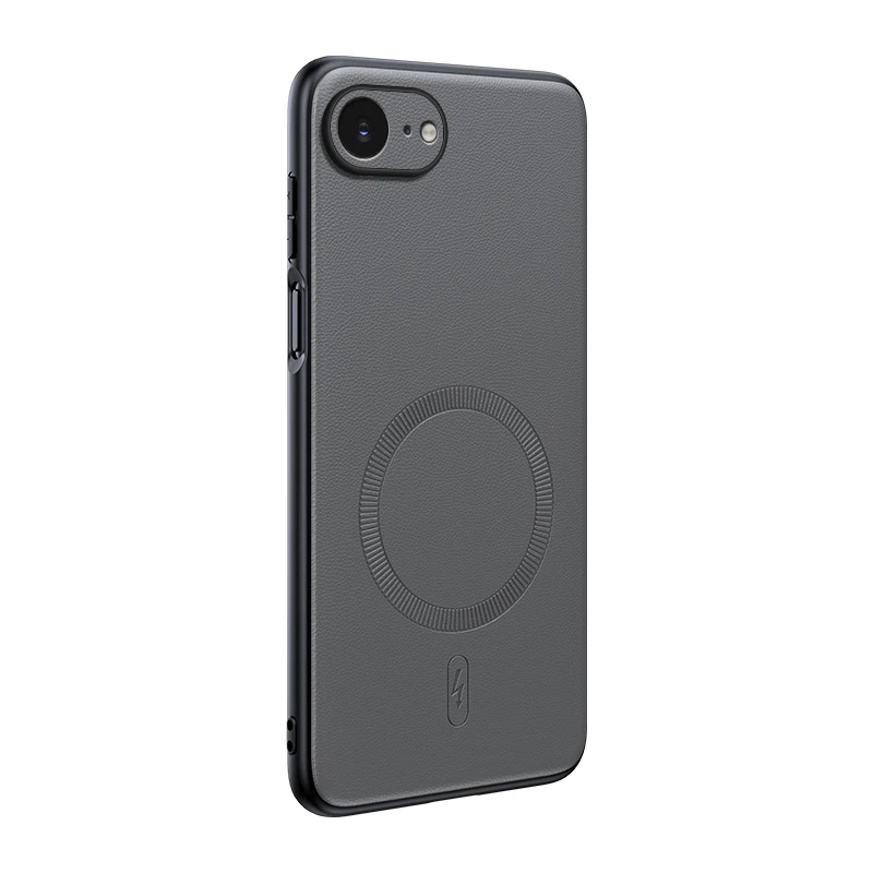 Für iPhone 17e Hülle Magnetische Leder-Schutzhülle Für iPhone 17e 16e Anti-Fingerabdruck Rutschfest PC+TPU – Detail 1