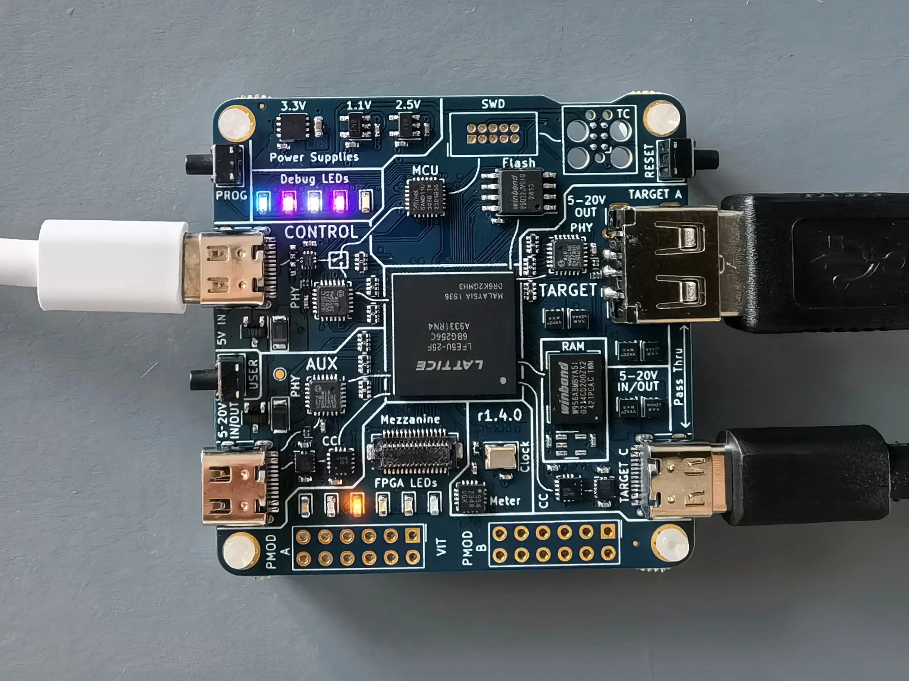 Un analizador de protocolo USB 2.0 FS/HS 480Mbps de código abierto basado en FPGA Cynthia