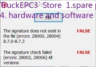 

TruckEPC3 для INCAL FLASH FIXER V2 + ключ для обходов файлов благовоний, цифровой подпись