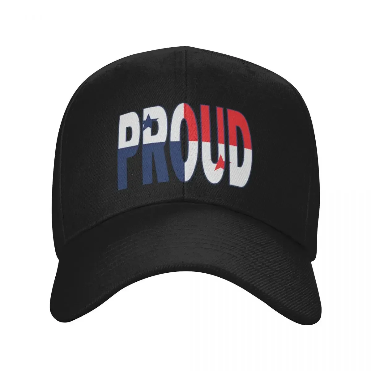 

Panama Flag in The Word Proud - Panamanian - Soca Mode Baseball Cap Male hat winter hats for men derby hat Men's Luxury Women's