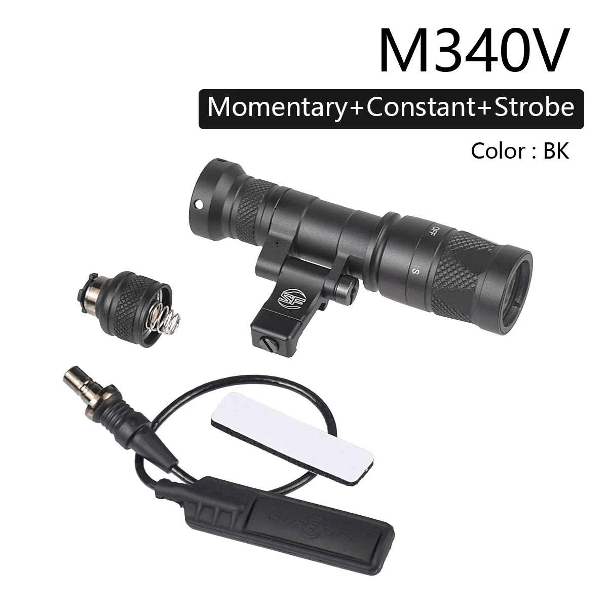 التكتيكية Surefire M340 M640 DF M600 SF مصباح يدوي M340V Led كشاف ضوء 20 مللي متر Picatinny السكك الحديدية M LOK جبل الادسنس الصيد بندقية مصباح