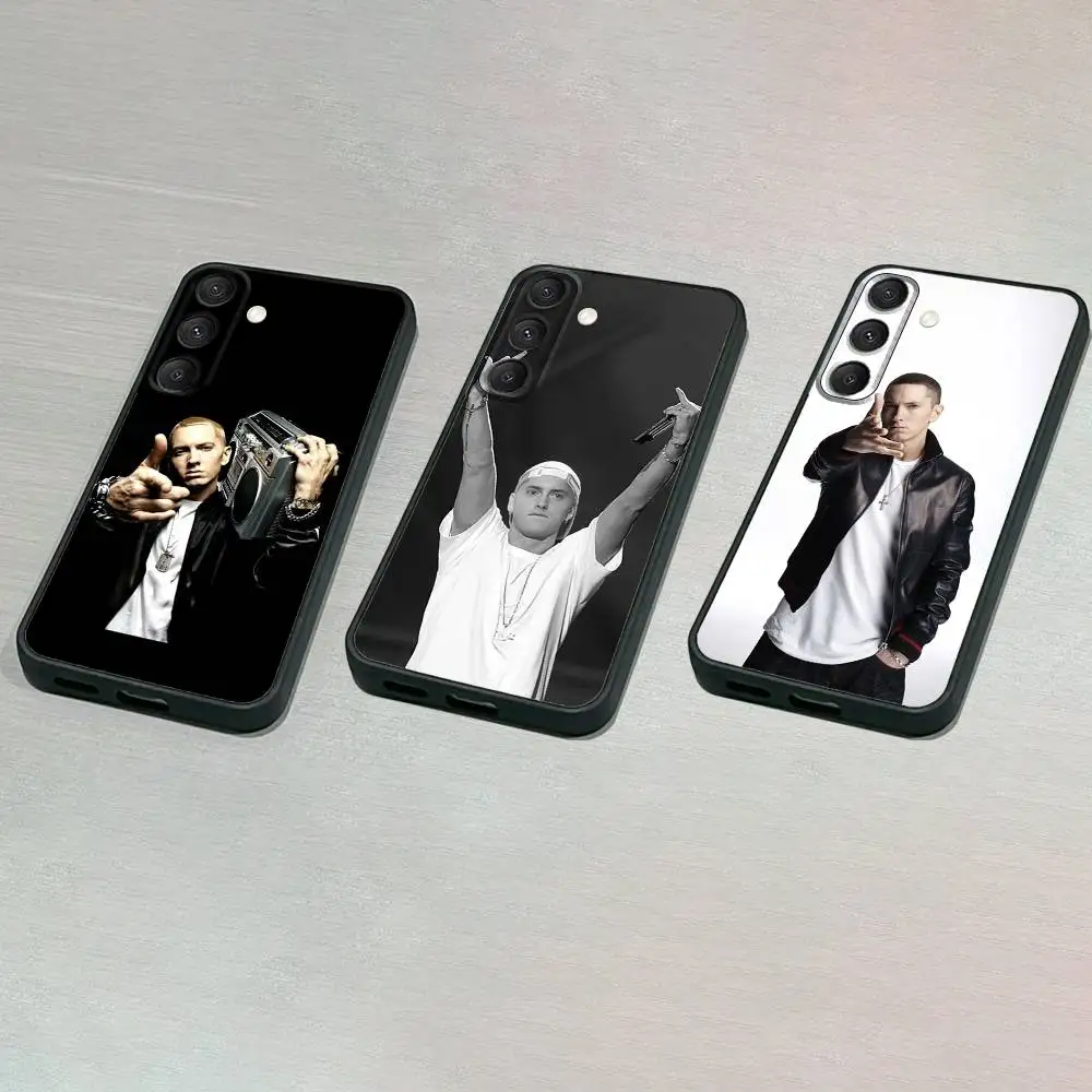 

Singer Hot E-Eminem Phone Case For Samsung S25,S24,S23,S22,S21,S20,S10,Ultra,Plus,Lite,FE,Soft Silicone Black Cover