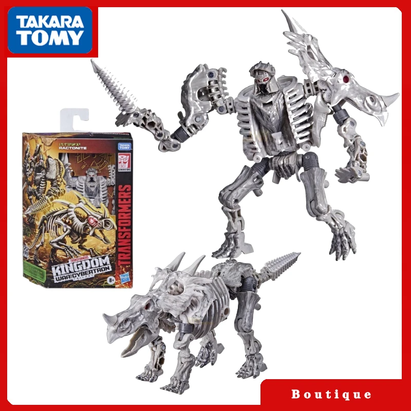 En stock, juguetes Takara Transformers War for Cybertron: Kingdom WFC-K15 Ractonite, figuras de acción de anime, juguete, adorno, regalo coleccionable