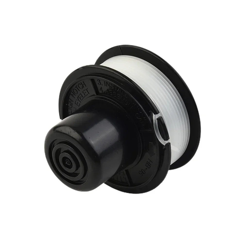 3 Stück Trimmerköpfe Ersatzteile für Black & Decker A6226 Bump Feed Spool GL250 GL310 GL360 Rasenmäher-Zubehör