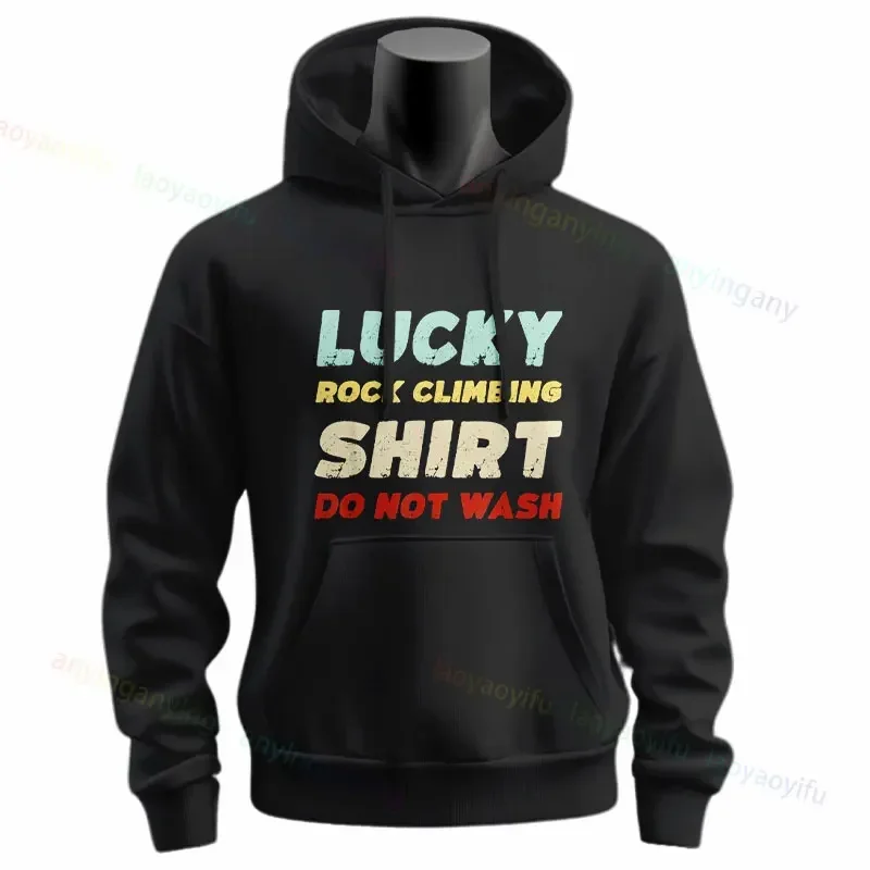 Rock Climbing Climber Bouldering Lovers Graphic Design Hoodies Long Sleeve Outdoor Sweatshirt Sportswear for Fall & Winter