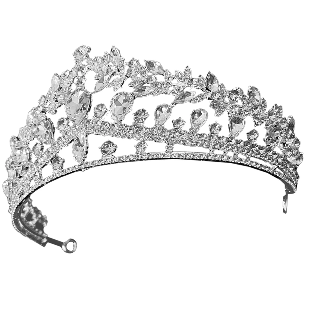 

Crown Hair Accessory Rhinestone Headband Bridal Accessories for Women Fairy Bride Zinc Alloy Wedding Miss