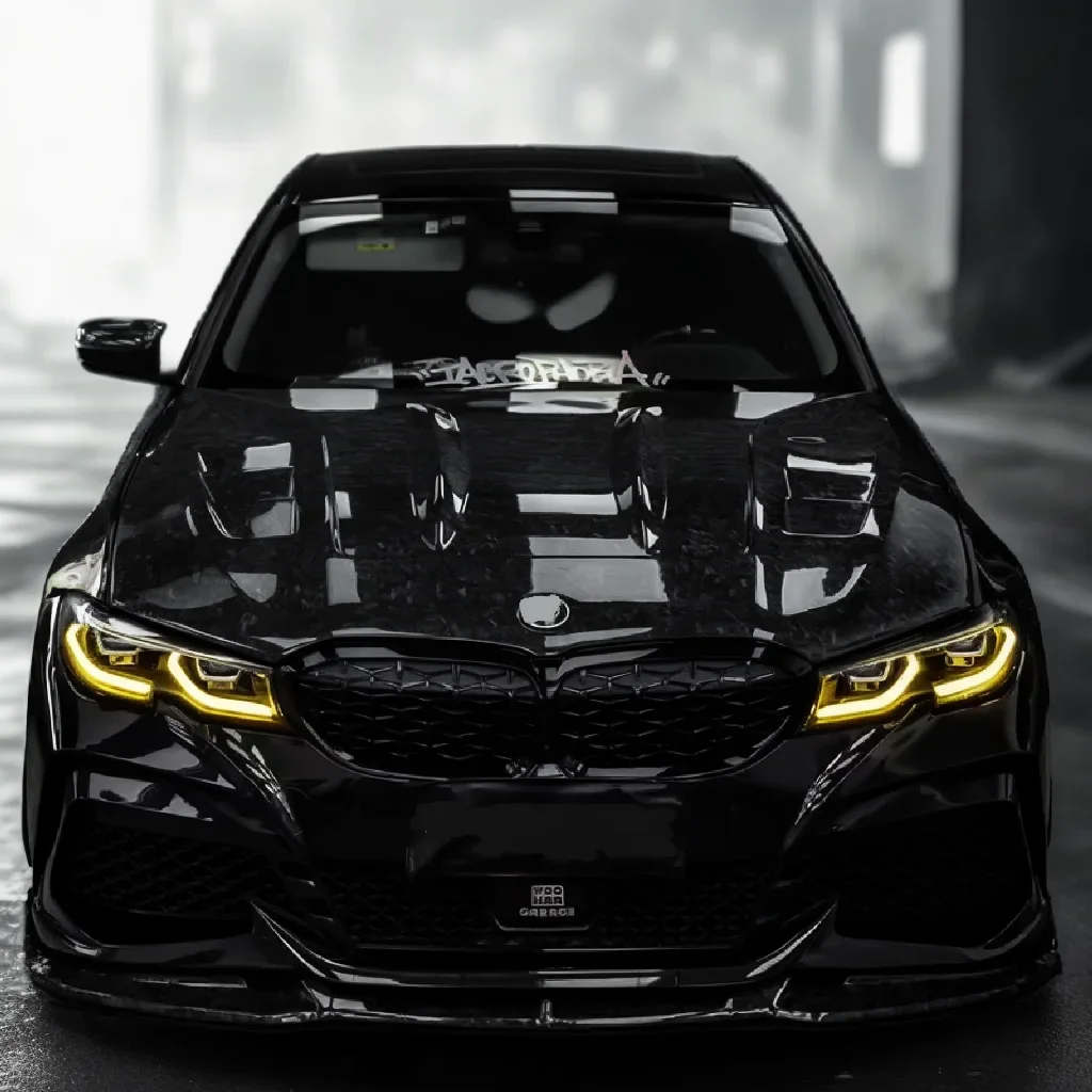 For BMW 3 series 2019-2022 high-end G20 G21 320 325 330 Dual-Color DRL Module yellow and white LED panel daytime running light