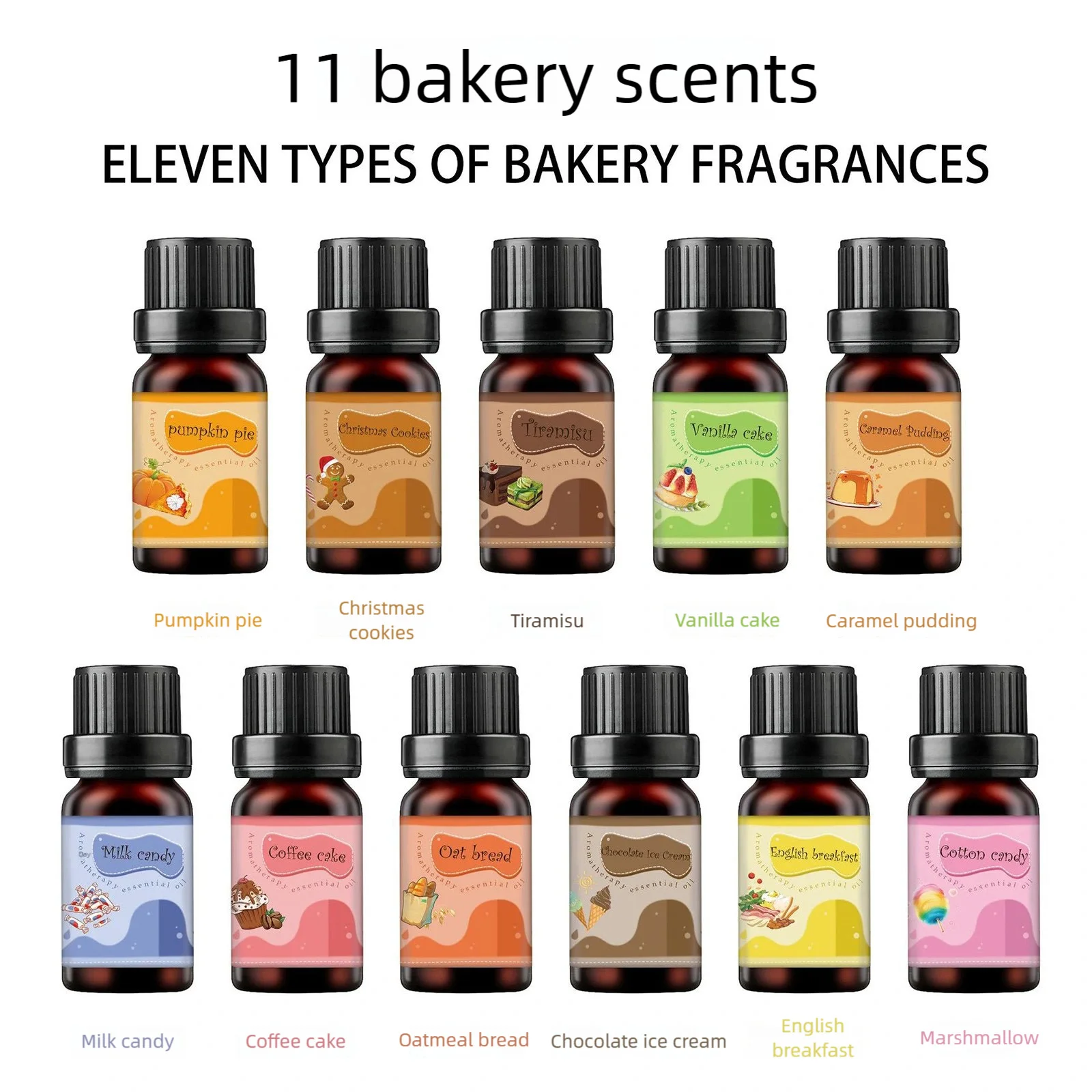 مجموعة الزيوت العطرية لمخبز زيت عطري لعيد الميلاد، مجموعة الزيوت العطرية للعطلات