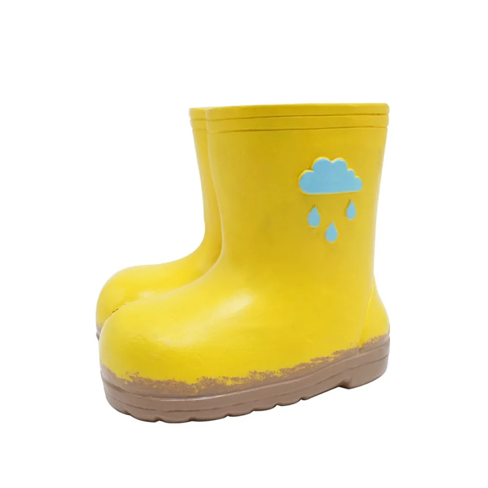 

Flower Arrangement Container Resin Rain Boot Planter Funny Decorative Flower Pot Crafts Pen Holder Succulent