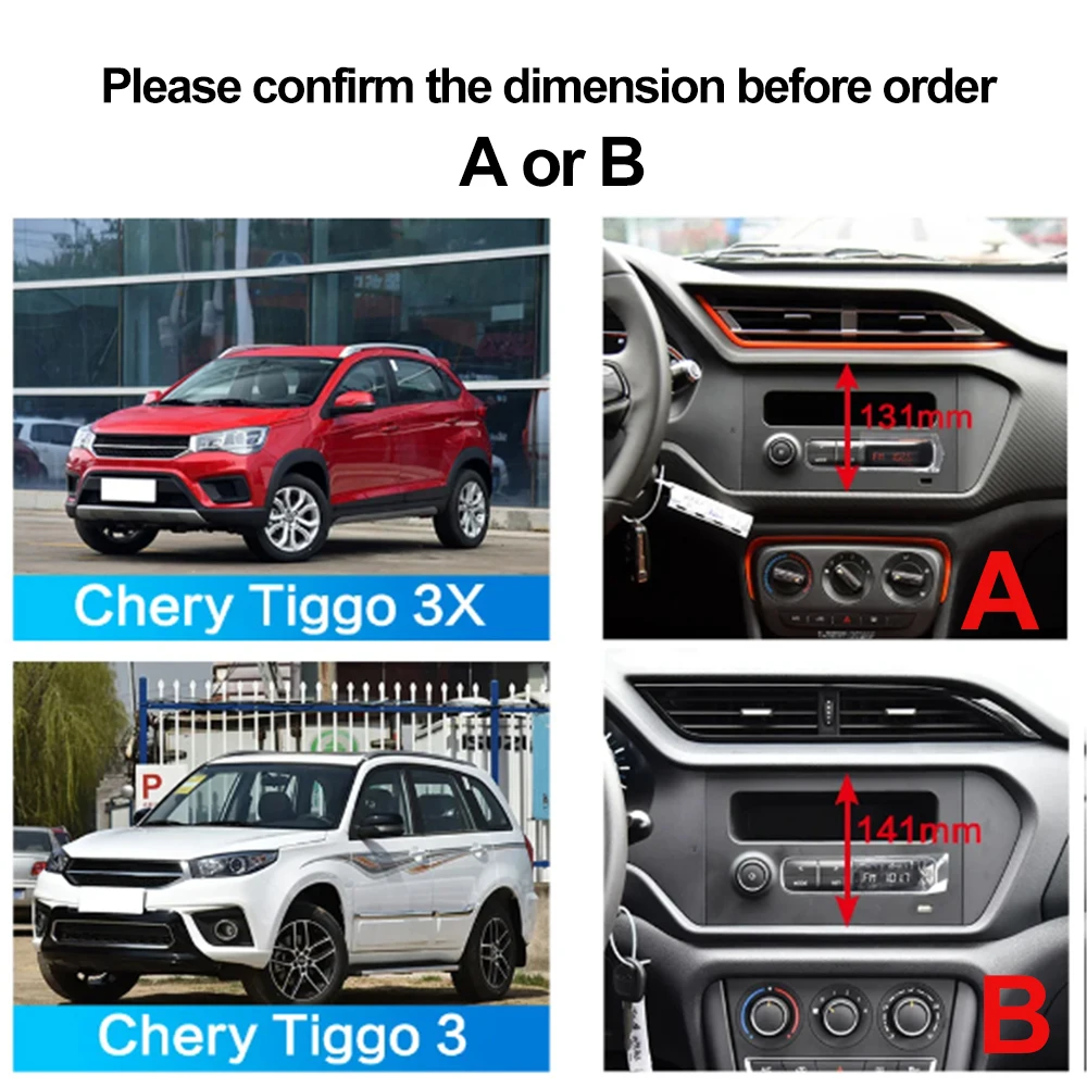 For Chery Tiggo 3 3X Tiggo 2 Car Radio Multimedia Video Player Carplay GPS Navigation Stereo 4G DSP Android 13 Autoradio DVD DR3